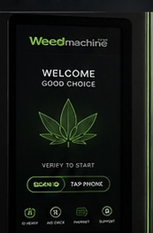 WeedMachine touchscreen closeup