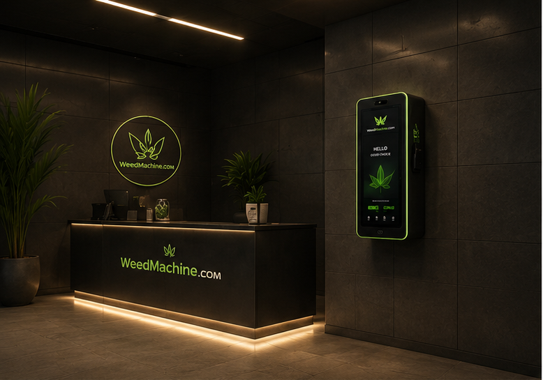 WallMount concept inside a dispensary