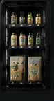 WallMount product storage interior