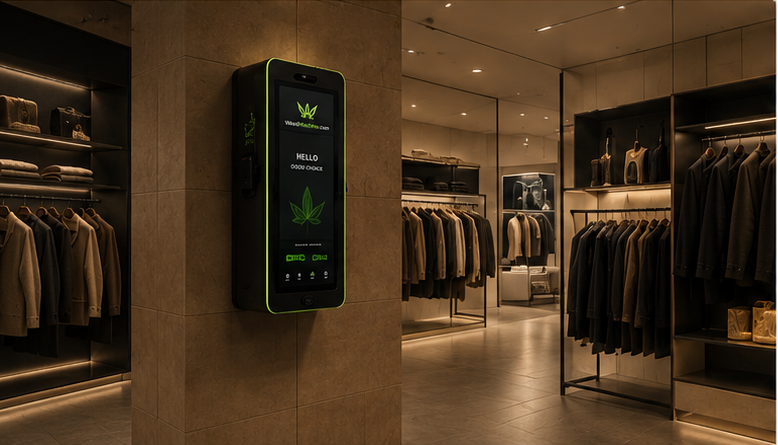 WallMount concept in a retail store